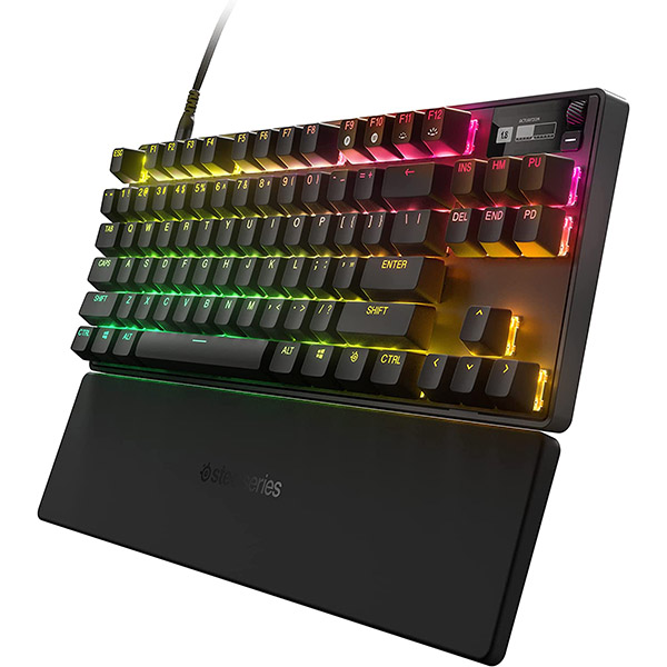 Проводная игровая клавиатура SteelSeries Apex Pro TKL 2023, черный клавиатура steelseries apex 3 tkl проводная игровая черная