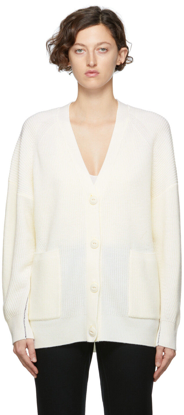 

Белый шерстяной кардиган Selah rag & bone