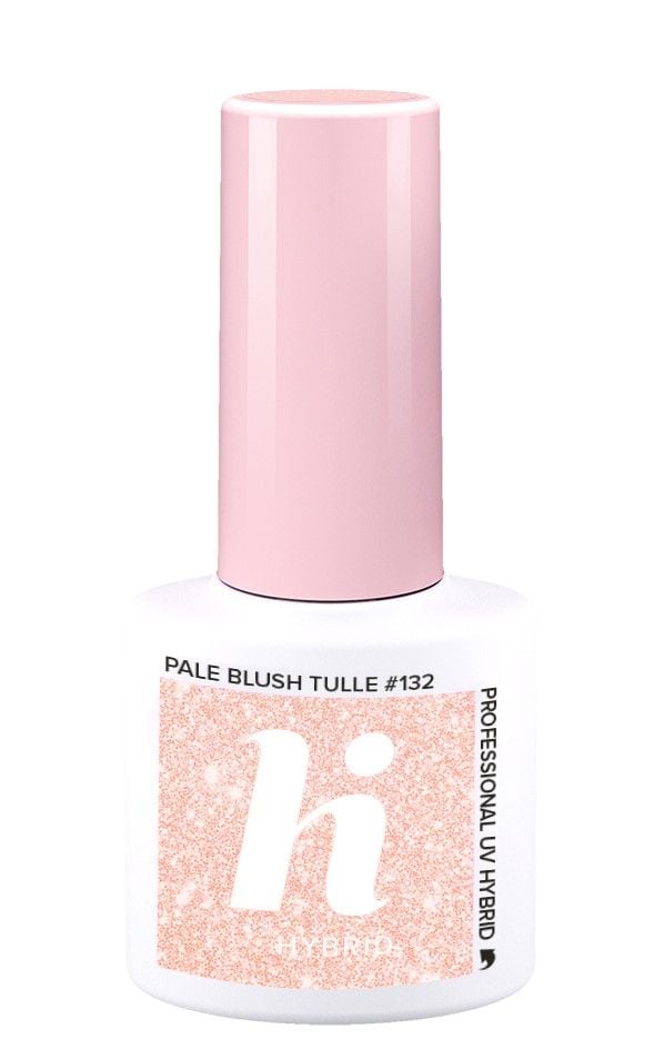 

Hi Hybrid гибридный лак для ногтей, 132 Pale Blush Tulle