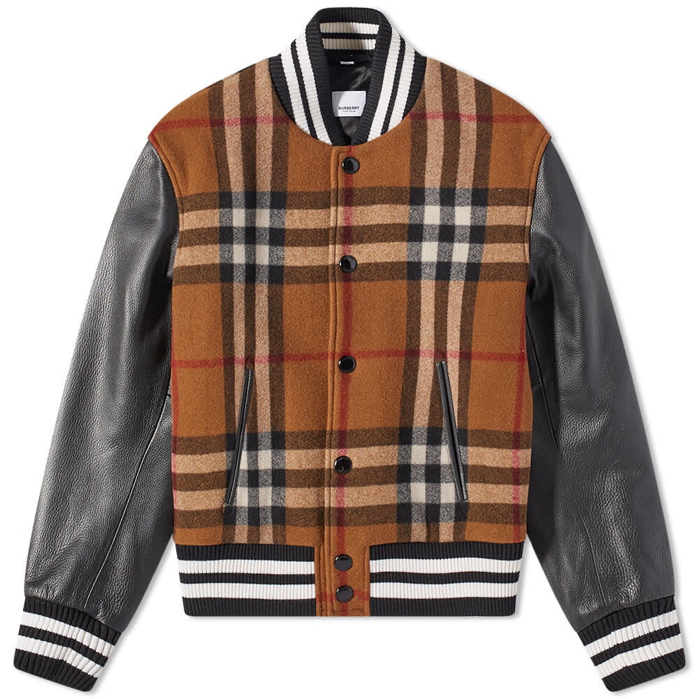 

Университетская куртка в клетку Felton Burberry, Серый, Университетская куртка в клетку Felton Burberry