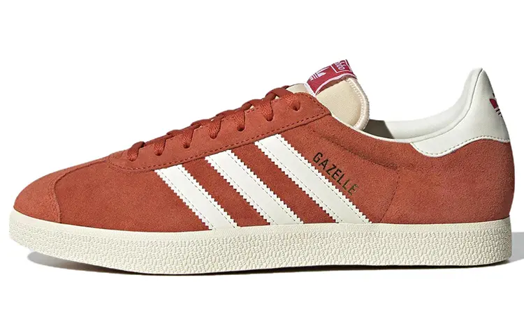 

Adidas Gazelle Preloved Red Off White Кремово-белый