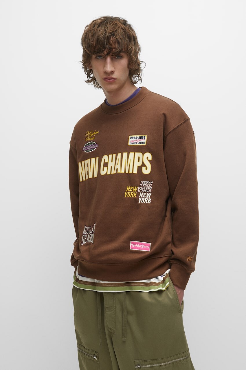

Толстовка New Champs Pull&Bear