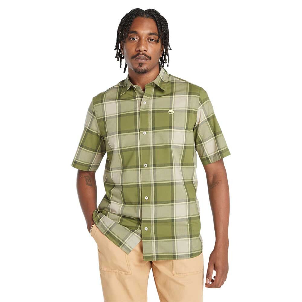 

Рубашка с коротким рукавом Timberland Tfo Check Poplin, зеленый