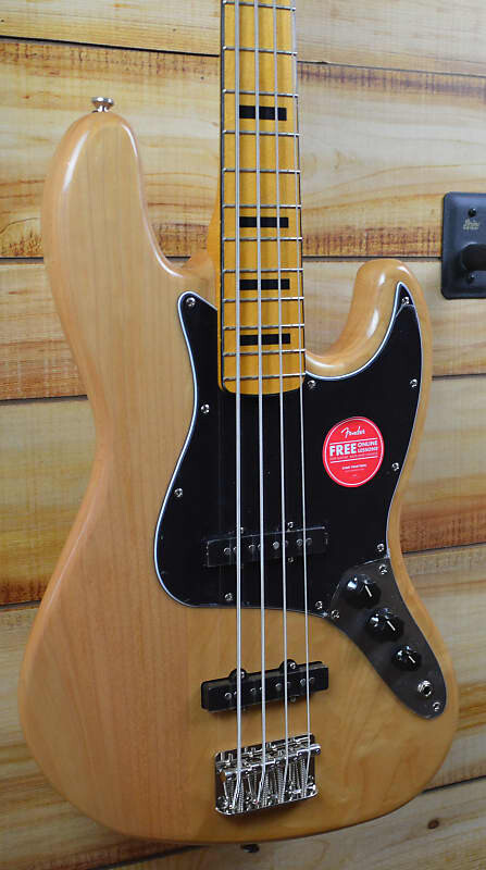 

Новый Squier Classic Vibe '70s Jazz Bass Maple Fingerboard Natural