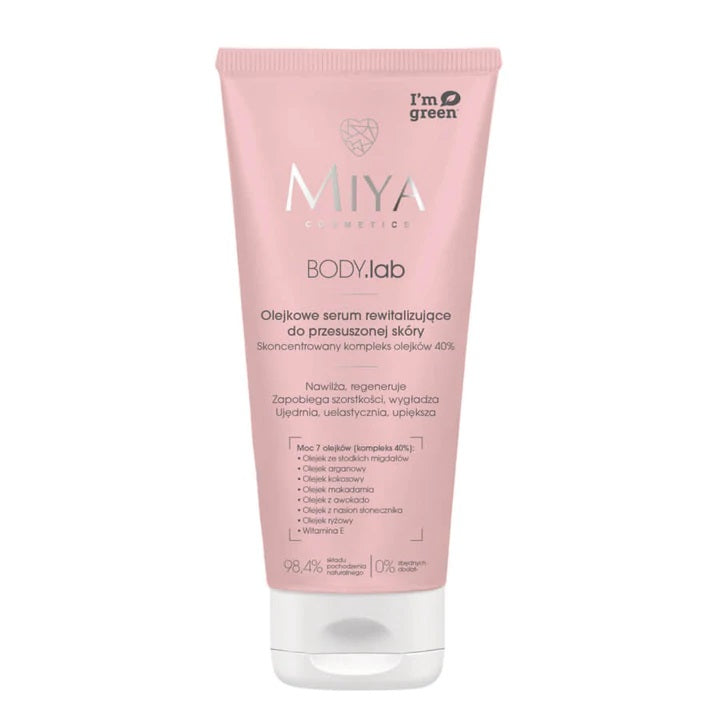 Miya Cosmetics BODY.lab восстанавливающая масляная сыворотка для сухой кожи с комплексом масел 4% 200мл цена и фото