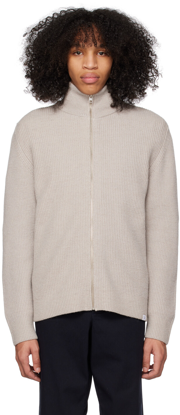 

Серо-коричневый свитер Hagen Norse Projects