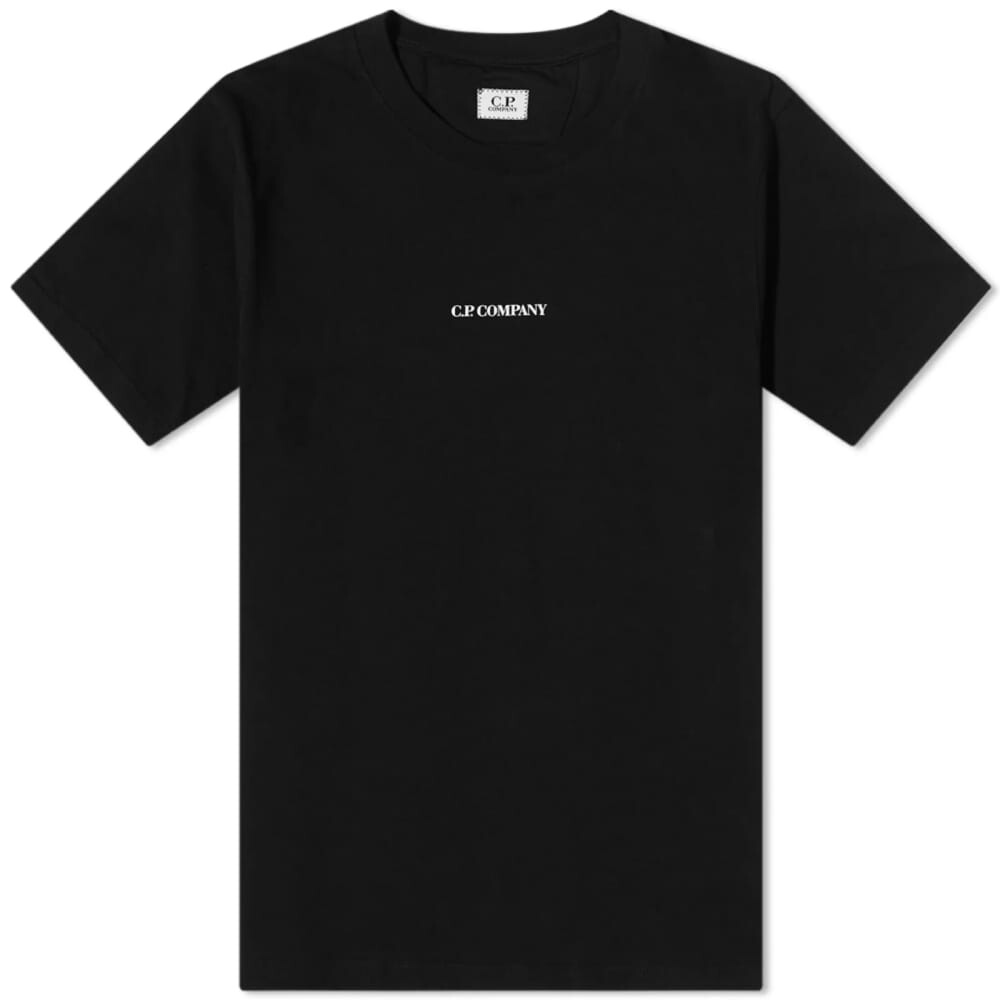 

Футболка C.P. Company Centre Logo Tee, Серый
