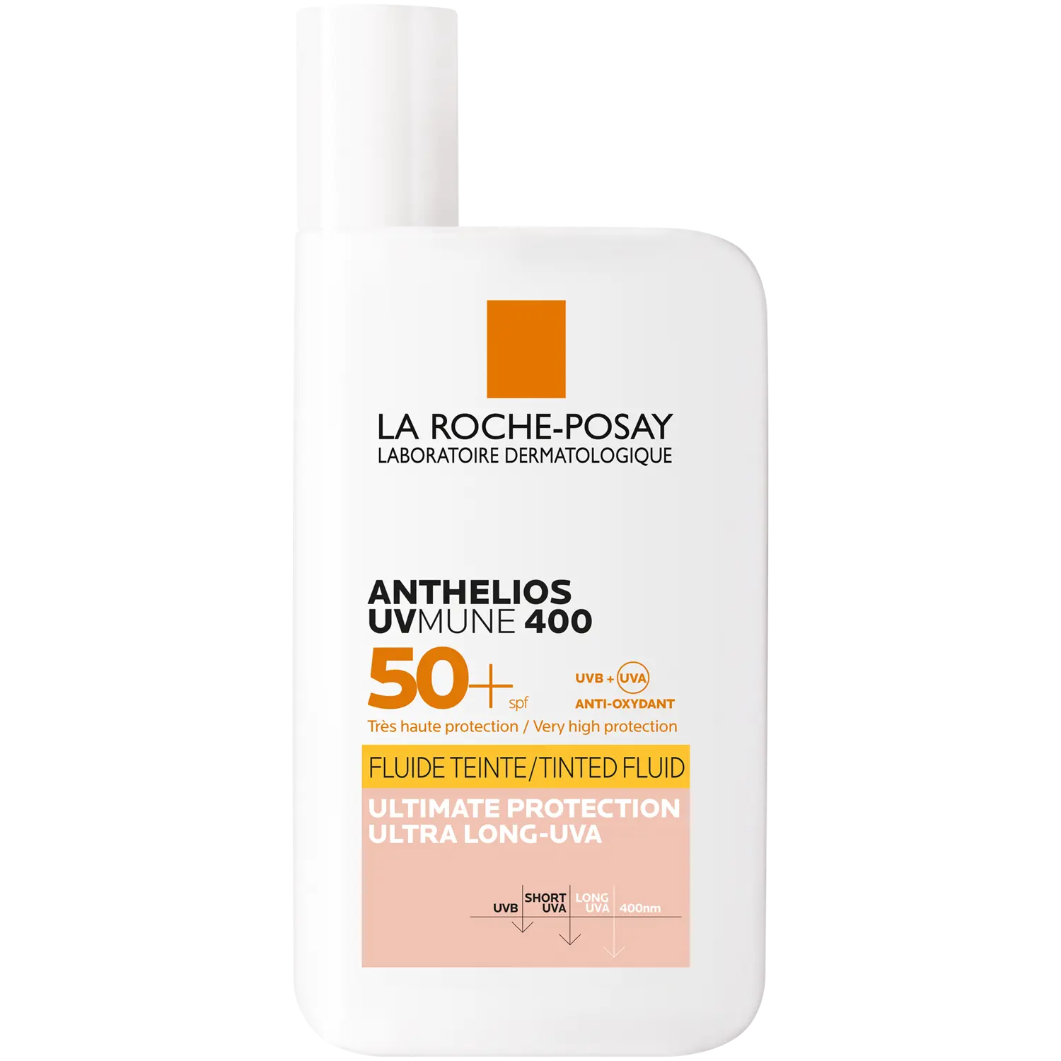 

La Roche-Posay Anthelios UVmune 400 тонирующий флюид для лица с фильтром SPF50+, 50 мл