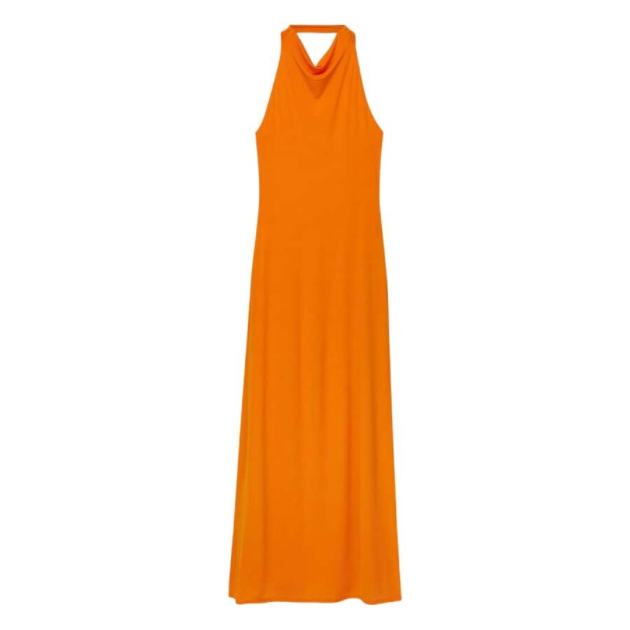 

Платье Pull&Bear Long Halter, оранжевый