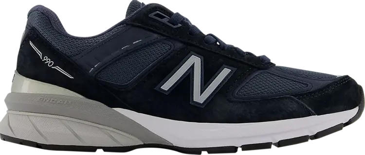 

Кроссовки New Balance Wmns 990v5 Made in USA 'Navy Silver', синий