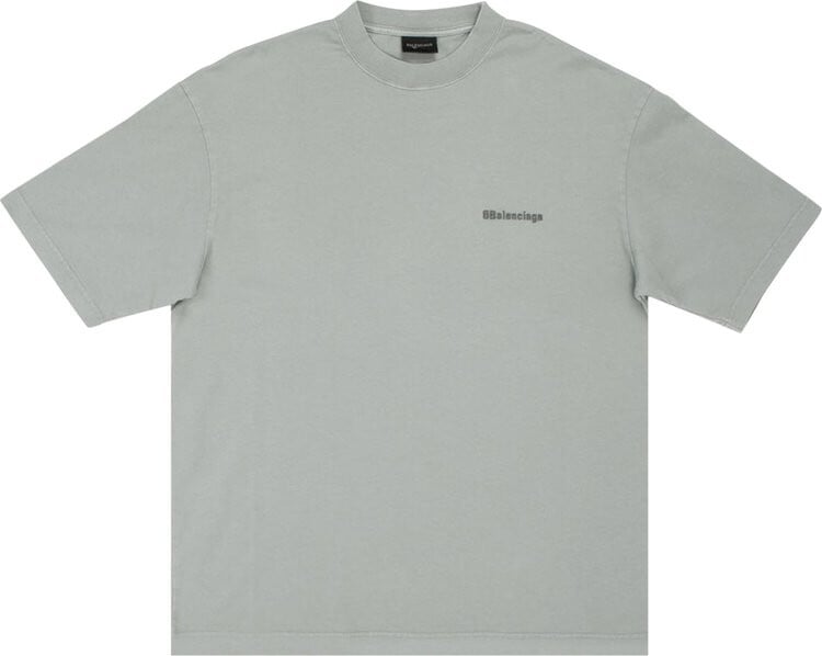 

Футболка Balenciaga Medium Fit T-Shirt 'Grey/Dark Grey', серый