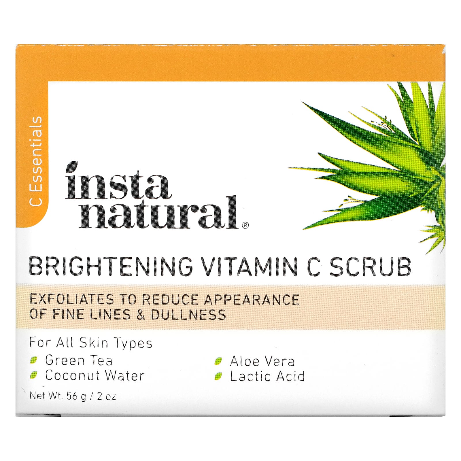 Vitamin brightening с витамином с. Insta natural Brightening Vitamin c Scrub.