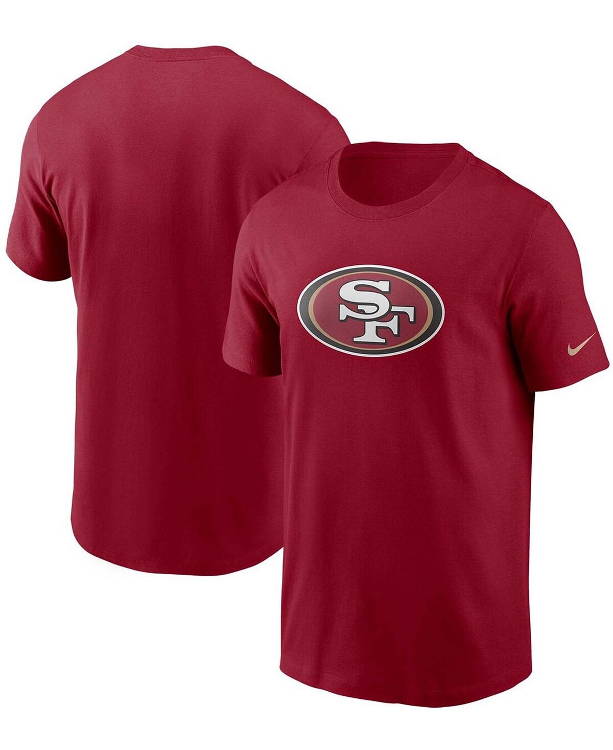 

Мужская футболка big and tall scarlet san francisco 49ers с логотипом primary Nike