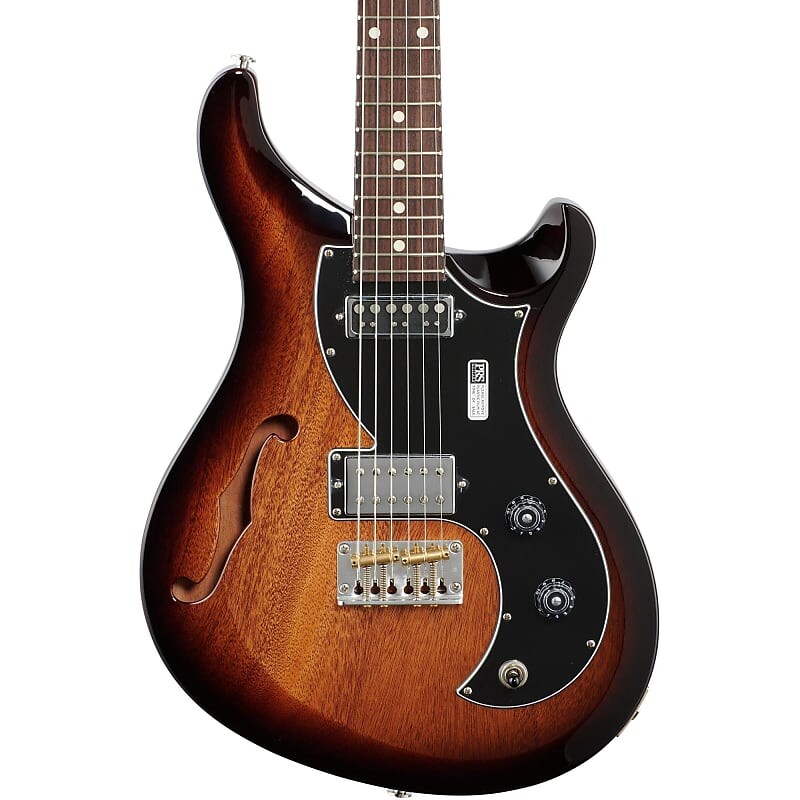 

Полуакустическая электрогитара PRS Paul Reed Smith S2 Vela (с сумкой), табачный цвет Sunburst S2 Vela Semi-Hollowbody