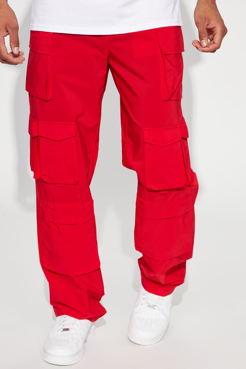 

Брюки карго Fashion Nova HD22B306, красный