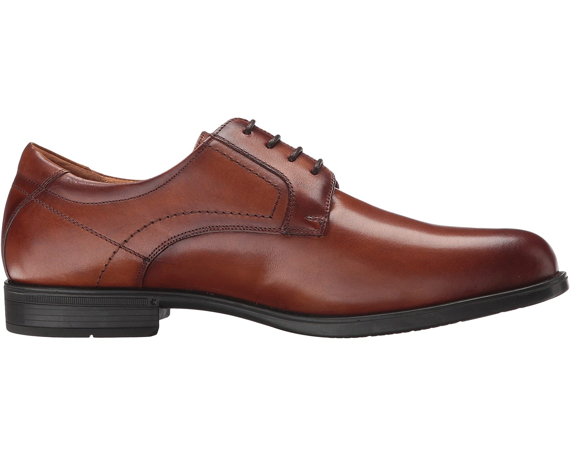 Оксфорды Midtown Plain Toe Oxford Florsheim, коньяк гладкий - фото