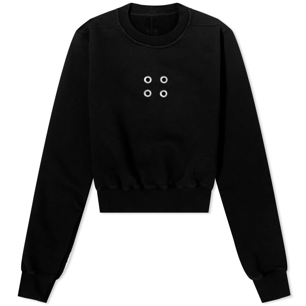 

Толстовка Rick Owens DRKSHDW Cropped Sweat, Черный