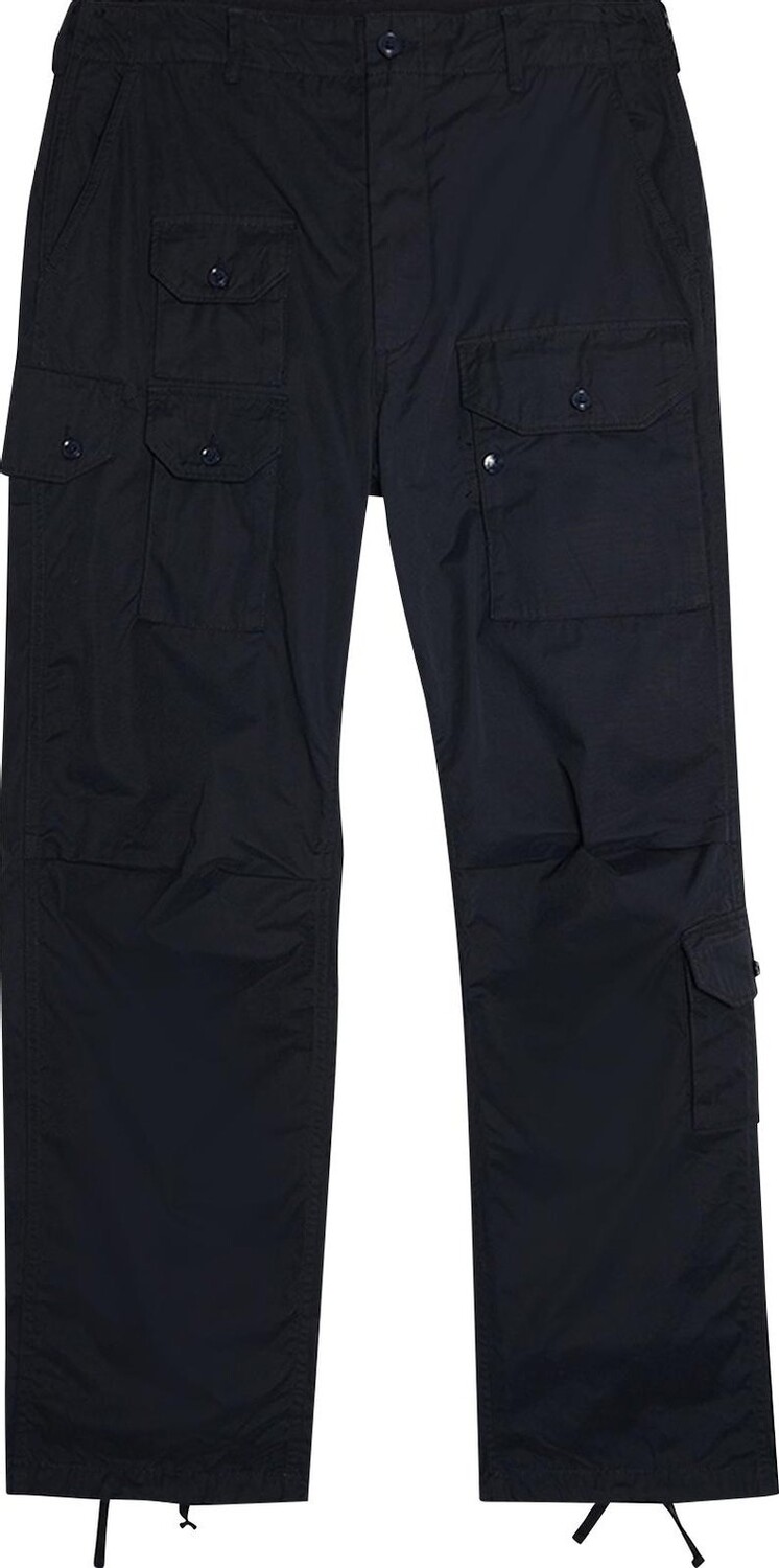 

Брюки Engineered Garments PC Coated Cloth Flight Pant 'Dark Navy', синий