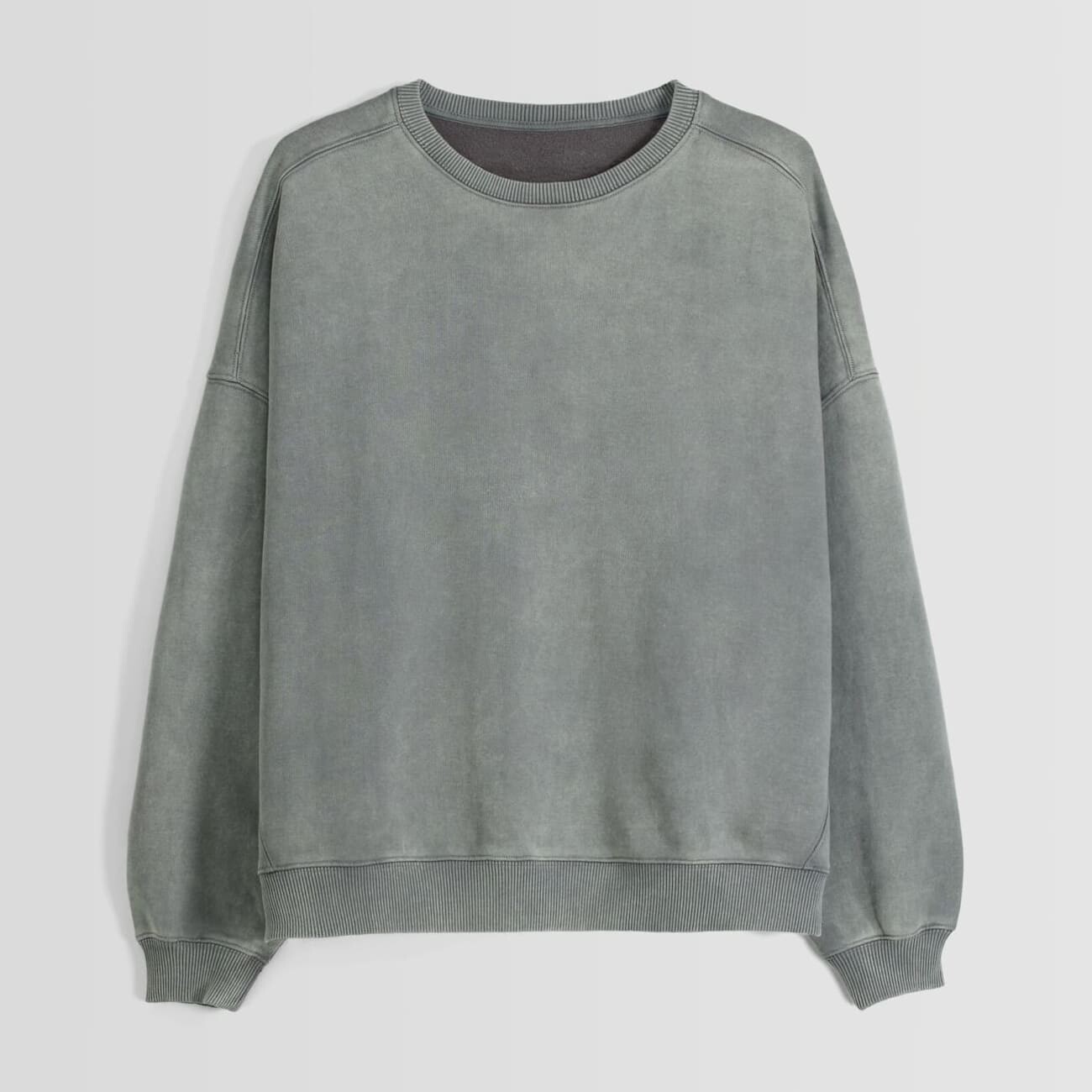 

Свитшот Bershka Oversized, серый