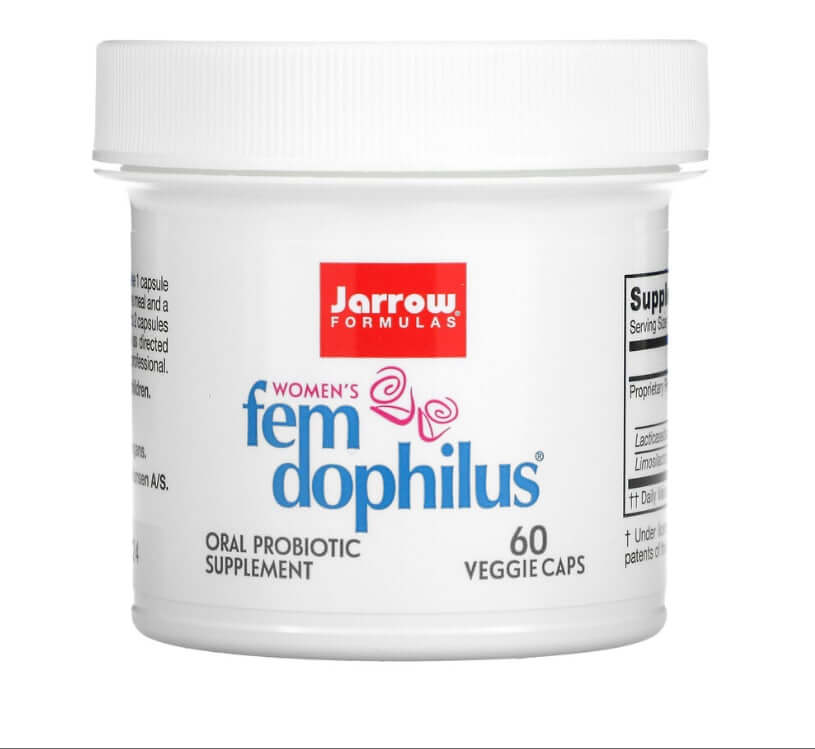 Пробиотик Fem Dophilus для женщин Jarrow Formulas, 60 капсул пробиотики для женского здоровья jarrow formulas fem dophilus 60 шт