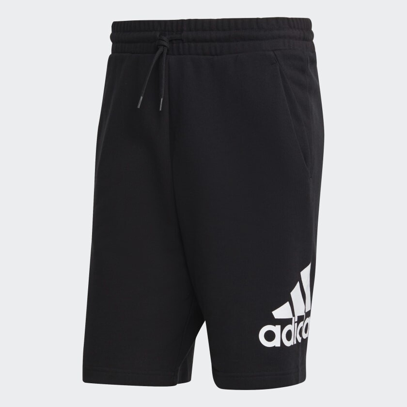 Шорты Adidas Essentials Big Logo French Terry, черный