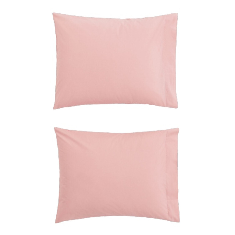 

Комплект наволочек из хлопкового перкаля H&M Home Cotton Percale, 2 предмета, светло-розовый