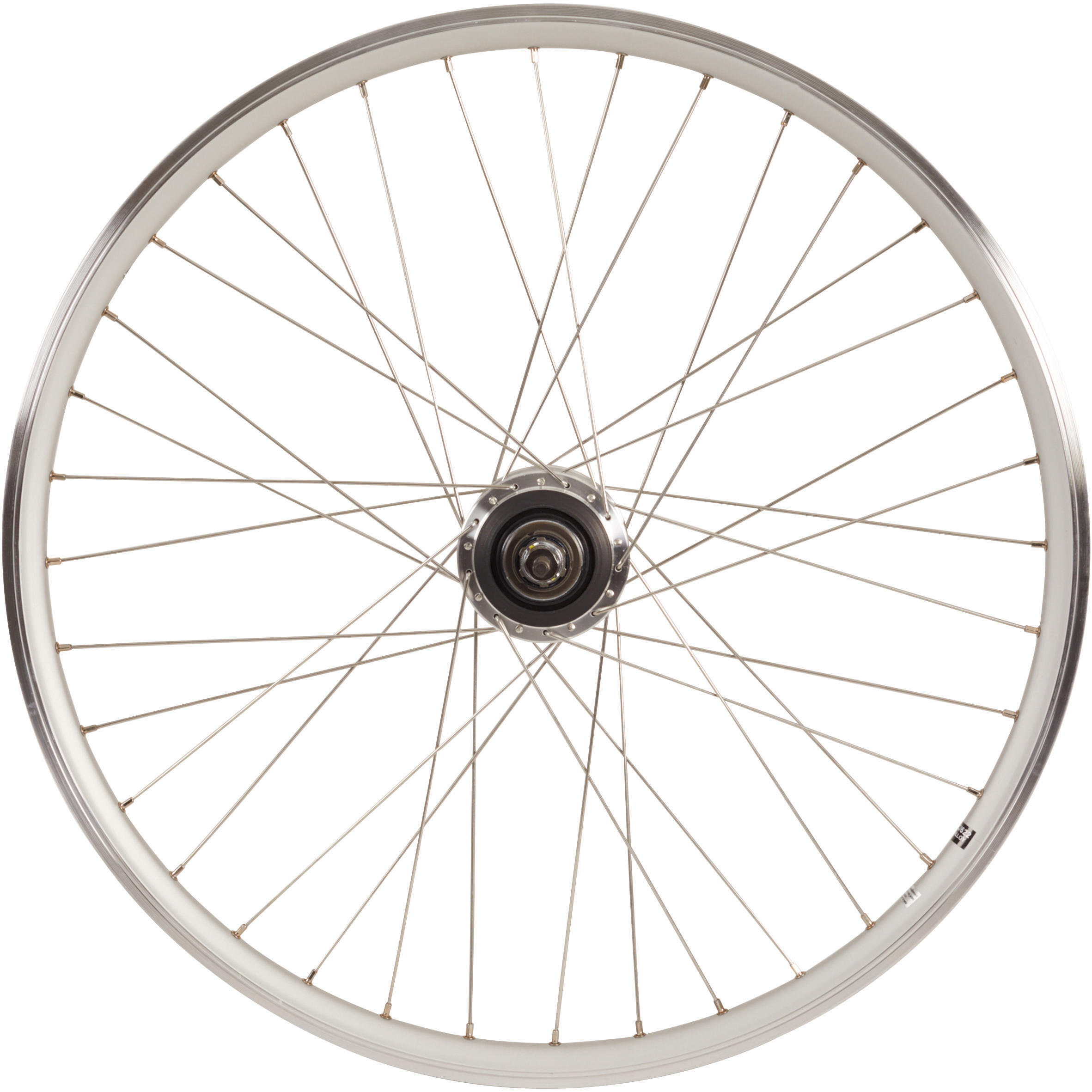 цена Заднее колесо крыльчатки 28-дюймовый обод для городского велосипеда с двойными стенками Nexus7 серебристый Elops 920, серебро