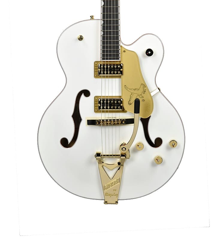 

Gretsch G6136TG Players Edition Falcon Hollow Body в белом цвете JT22062537