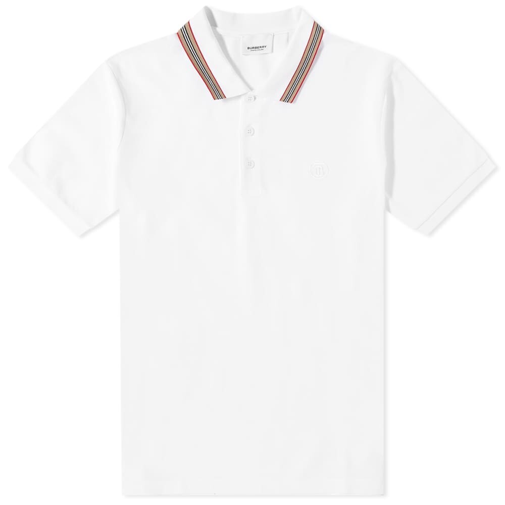 

Футболка Burberry Pierson Polo Shirt, Белый