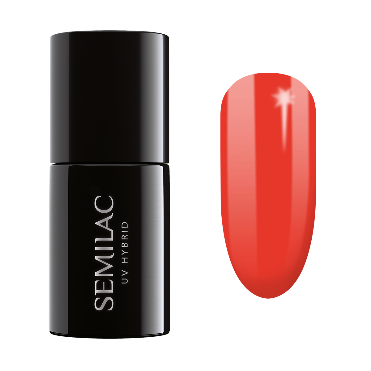 

Semilac UV Hybrid гибридный лак для ногтей, 039 Sexy Red