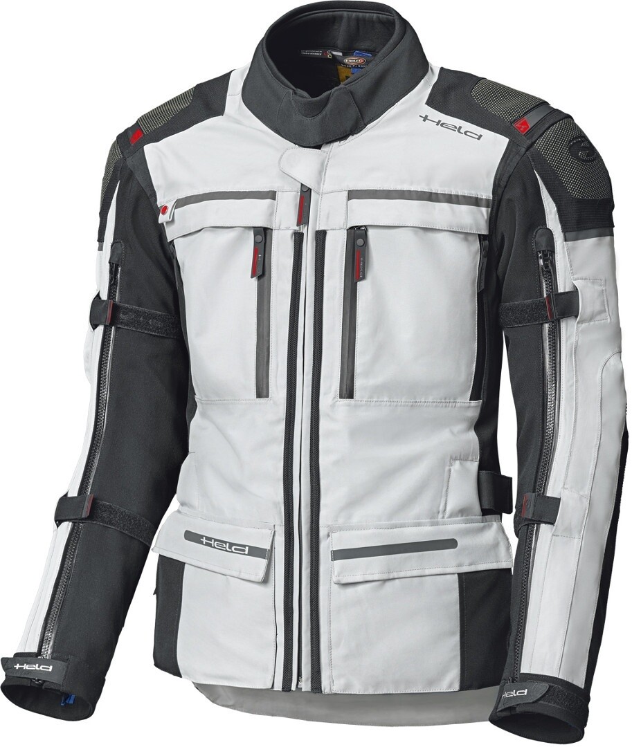 

Held Atacama Top Gore-Tex Текстильная куртка мотоцикла, серый/красный