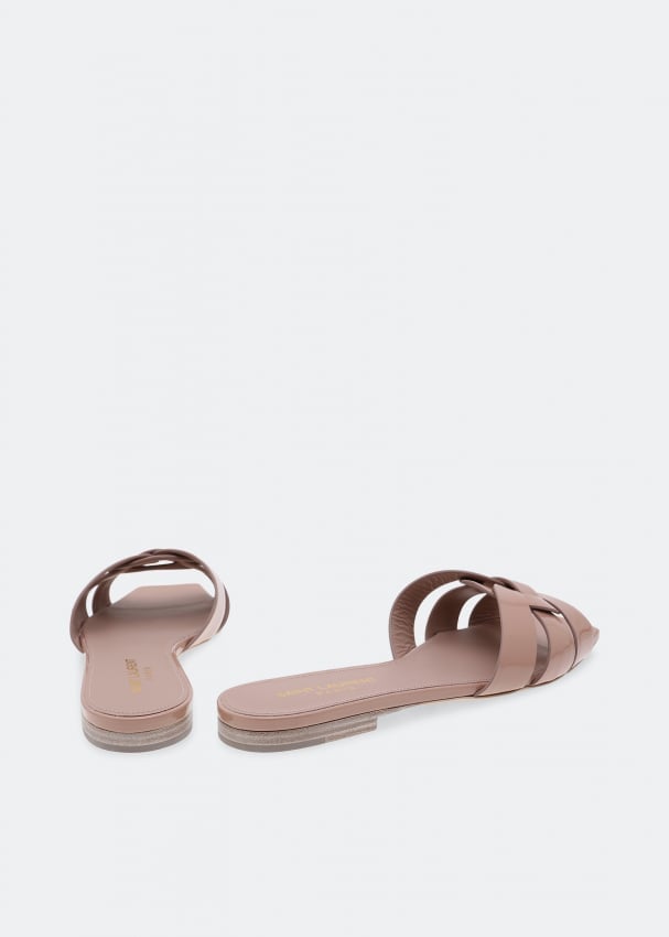 Ysl tribute 2025 flat sandal