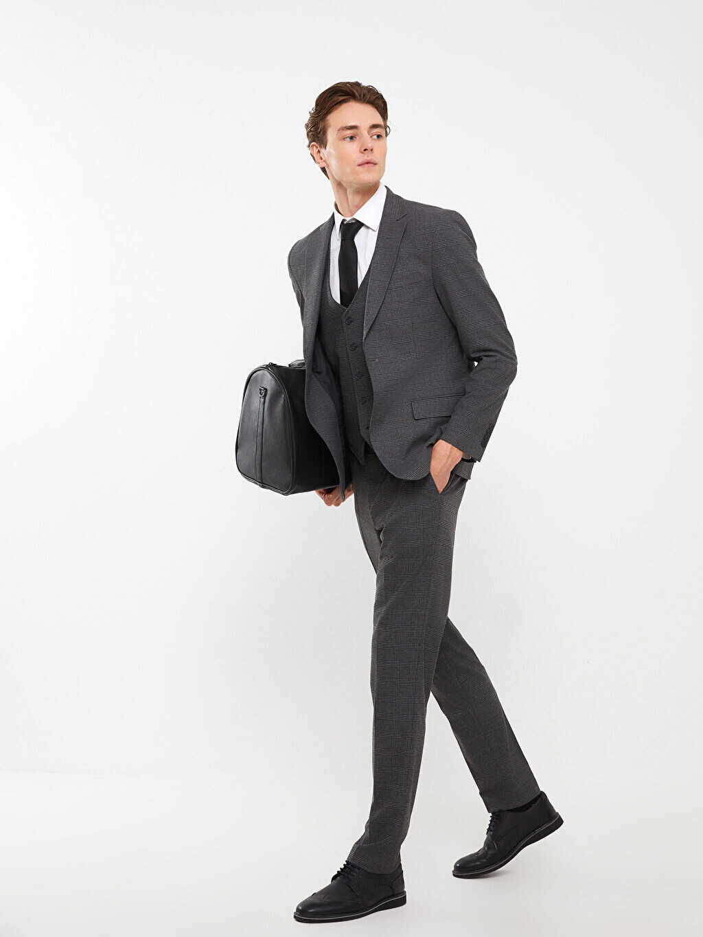 

Мужские брюки Slim Fit в клетку LCWAIKIKI Formal