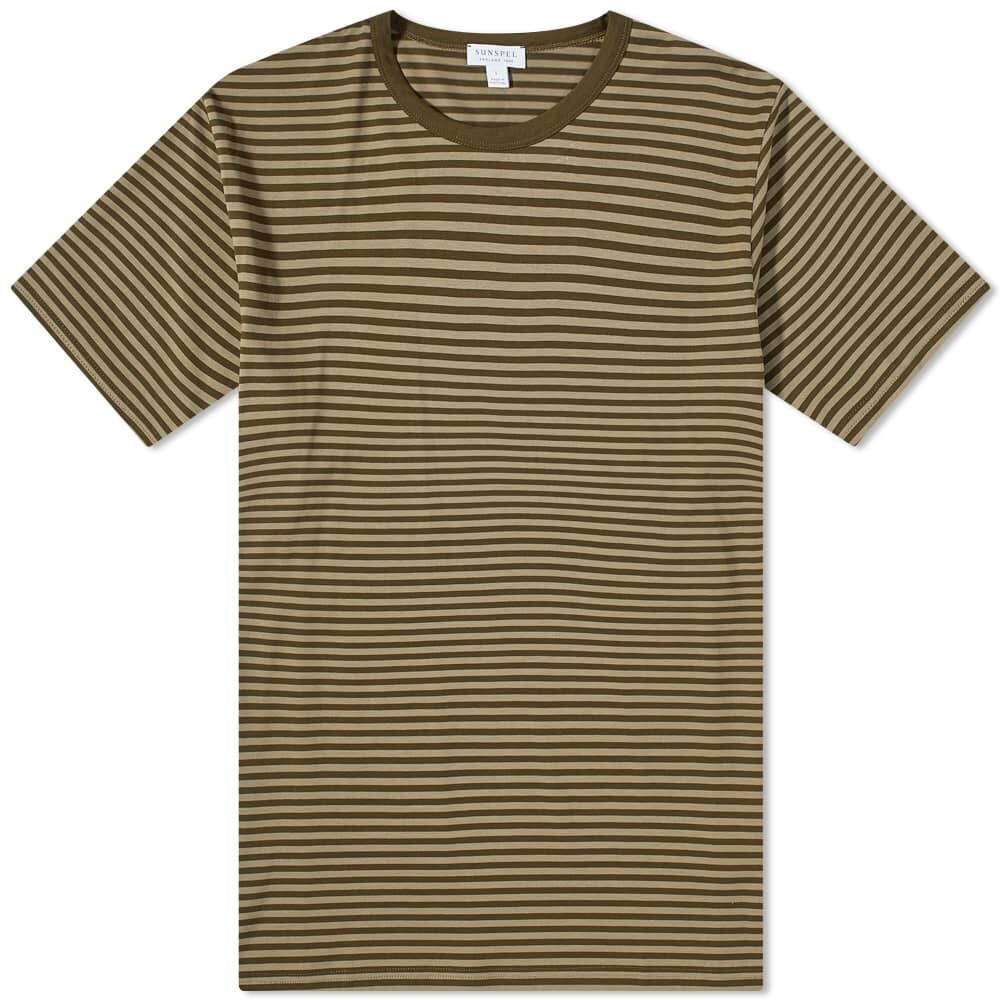 

Футболка Sunspel Classic Stripe Crew Neck Tee