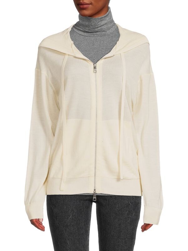 

Худи ZADIG & VOLTAIRE Sixtine Skull со стразами, cream
