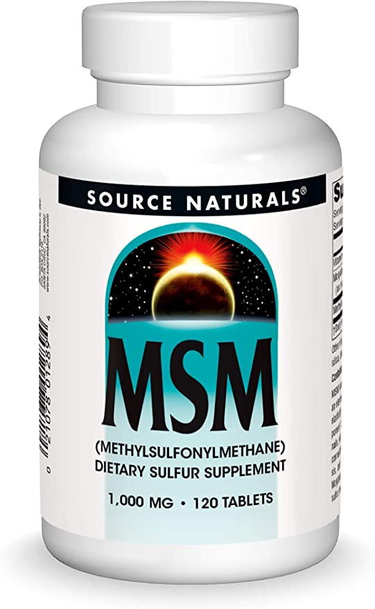 Добавка МСМ Source Naturals, 120 таблеток