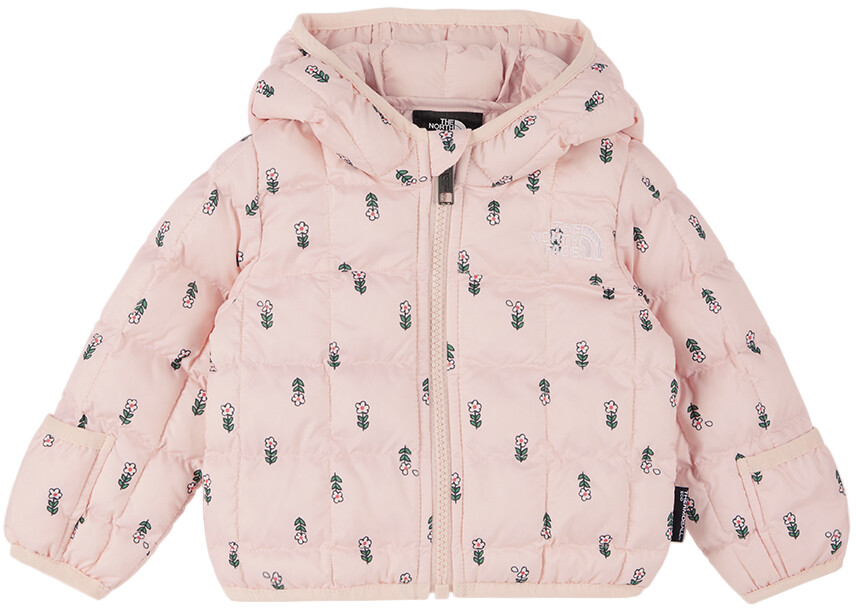 

Детская розовая куртка с капюшоном The North Face Kids