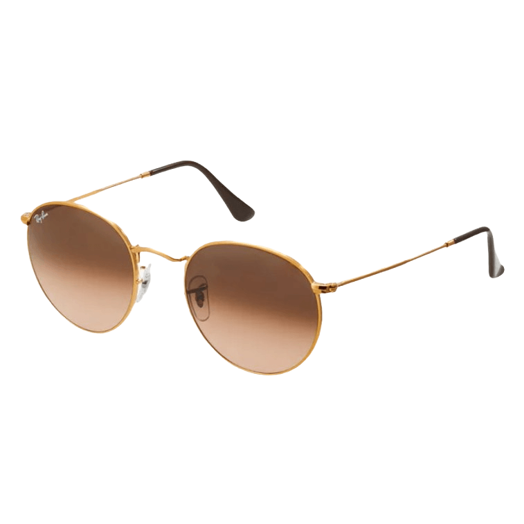 Солнцезащитные очки Ray-Ban Round Metal, бронзовый - фото