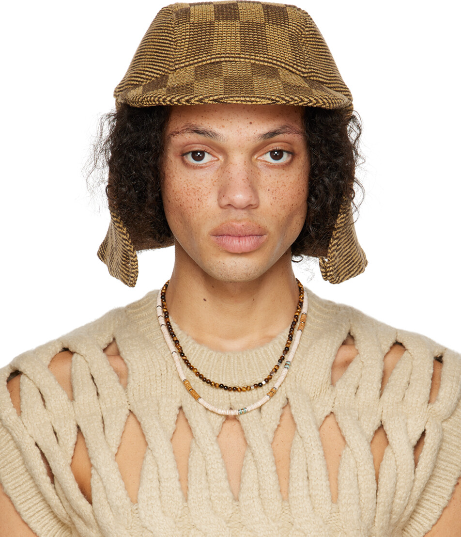 

SSENSE Эксклюзивная коричневая охотничья кепка Delusion Isa Boulder