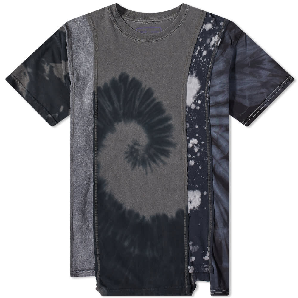 

Футболка Needles 5 Cuts B&W Mishmash Tee