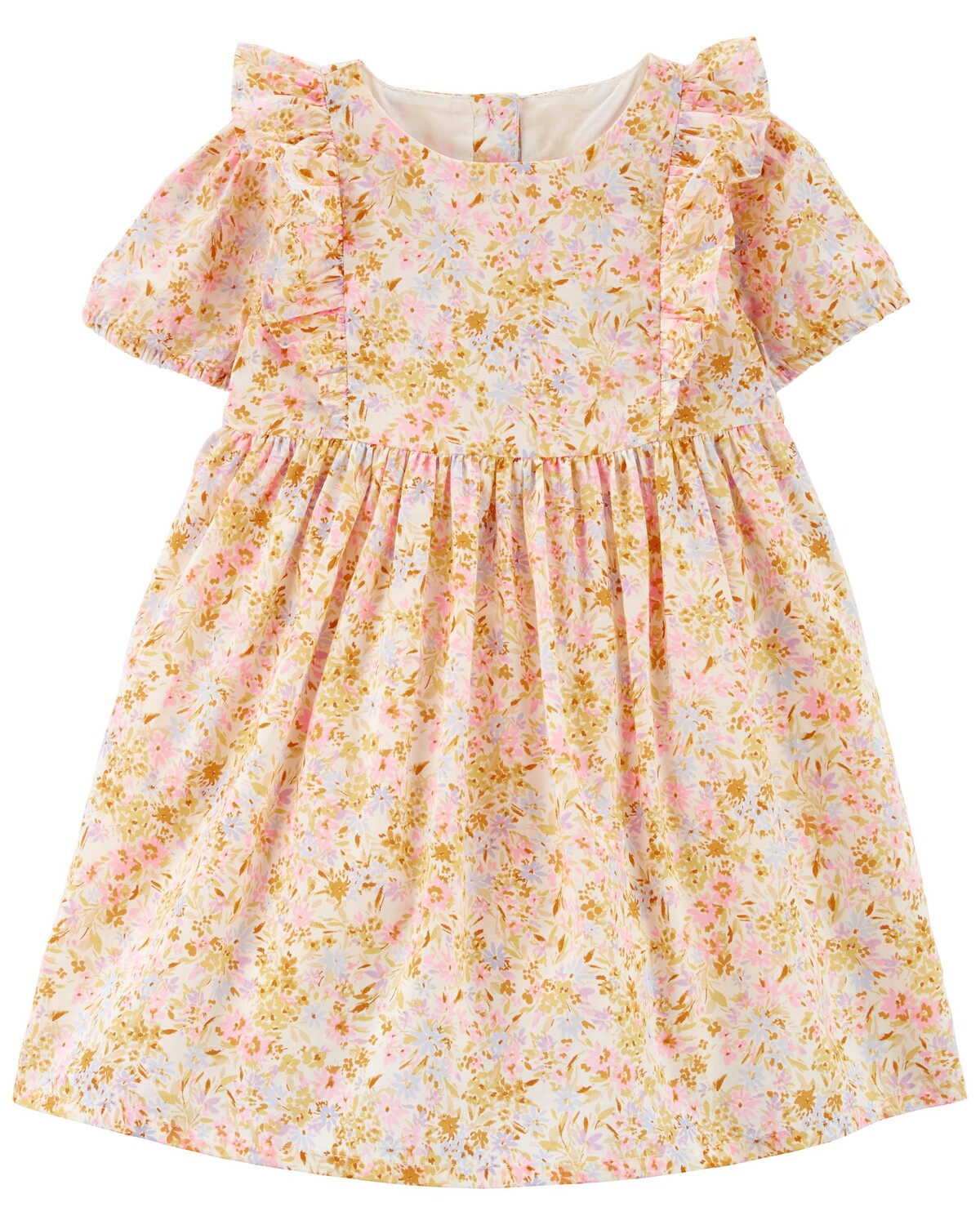 

Платье Babydoll с оборками для малышей Carter's, мультиколор