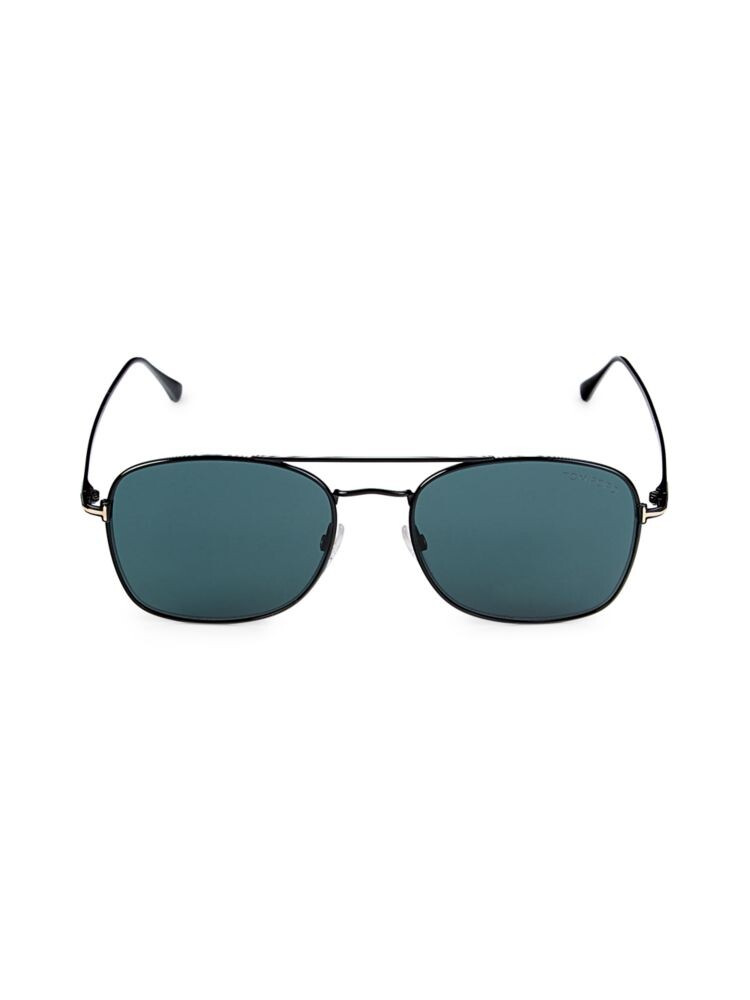 

Овальные солнцезащитные очки 55MM Tom Ford, черный