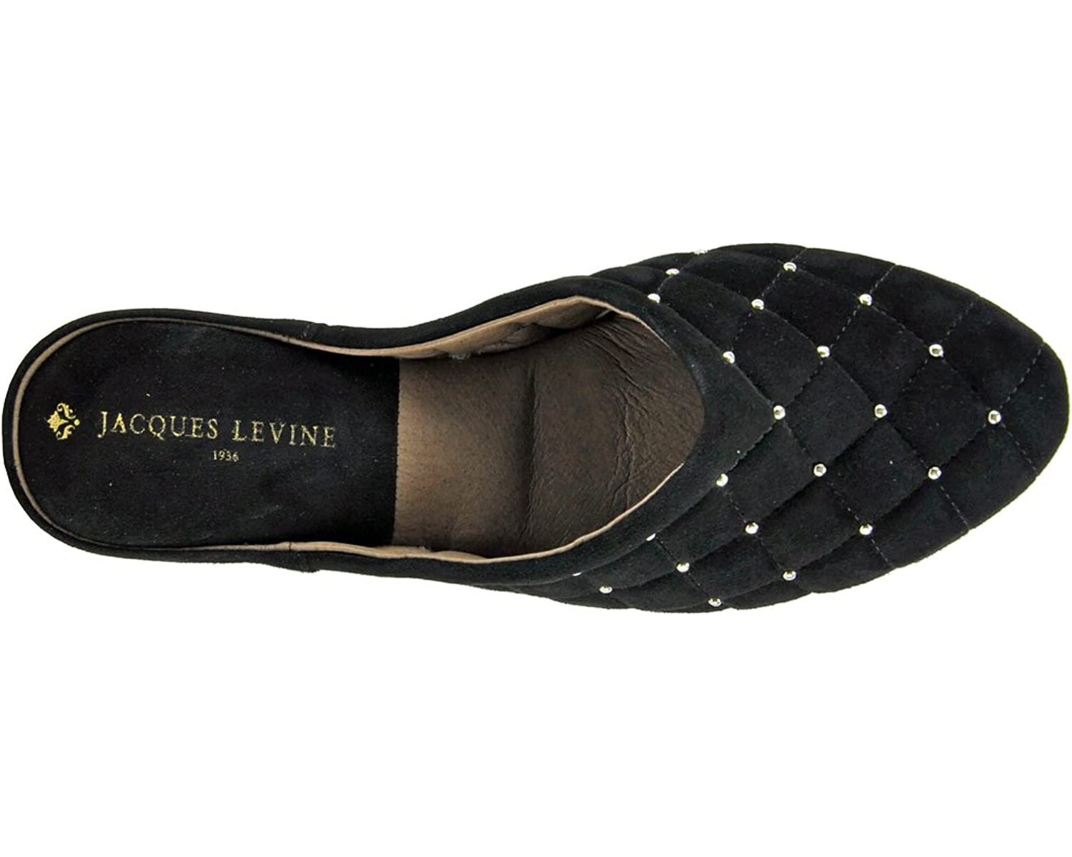 

Туфли на каблуках 4640 Quilted Suede Jacques Levine, черный