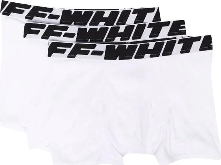 Боксеры Off-White Industrial Boxers (3 Pack) 'White/Black', белый - фото