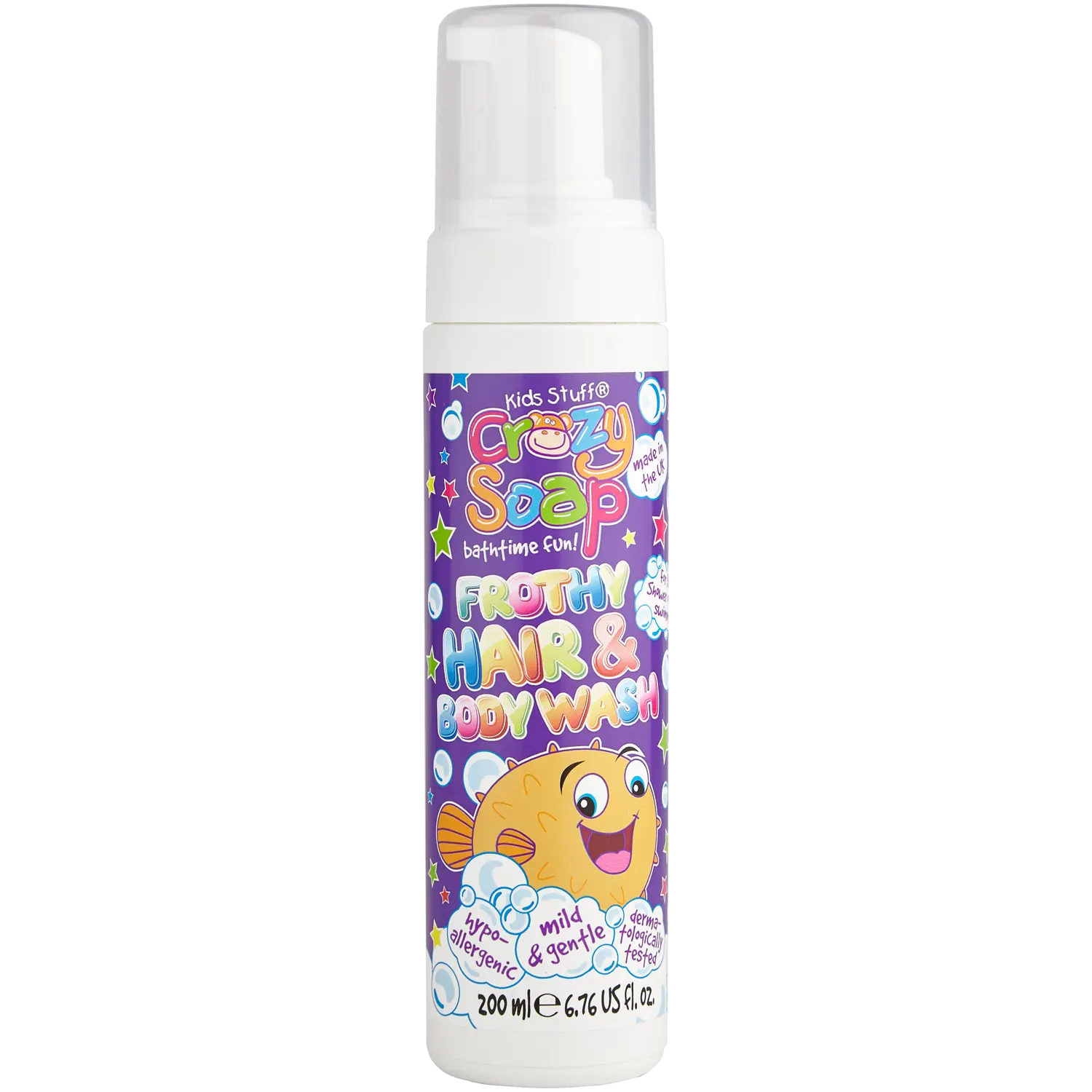 

Kids Stuff Crazy Kids Stuff мусс для тела и волос, 200 мл