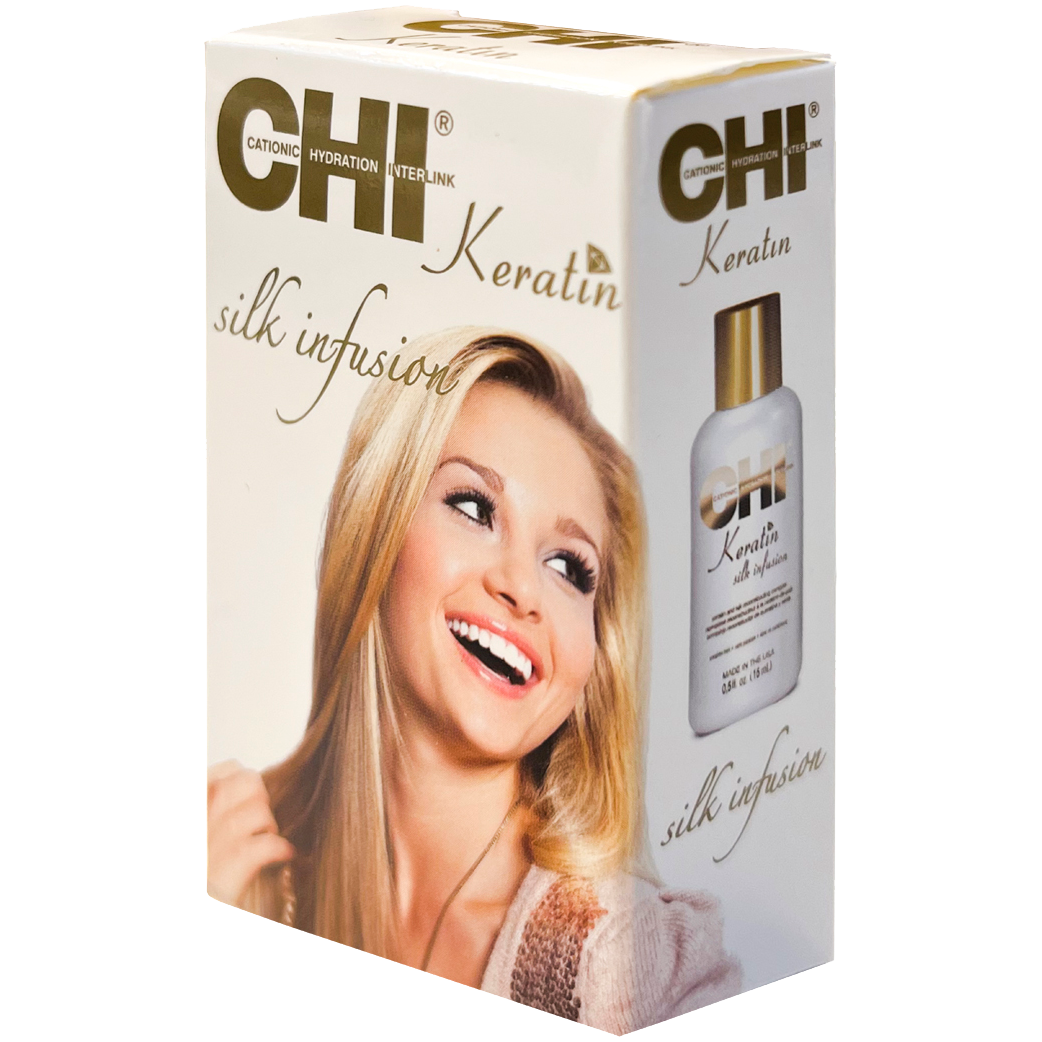 Chi Keratin Infusion шелк для волос, 15 мл - фото