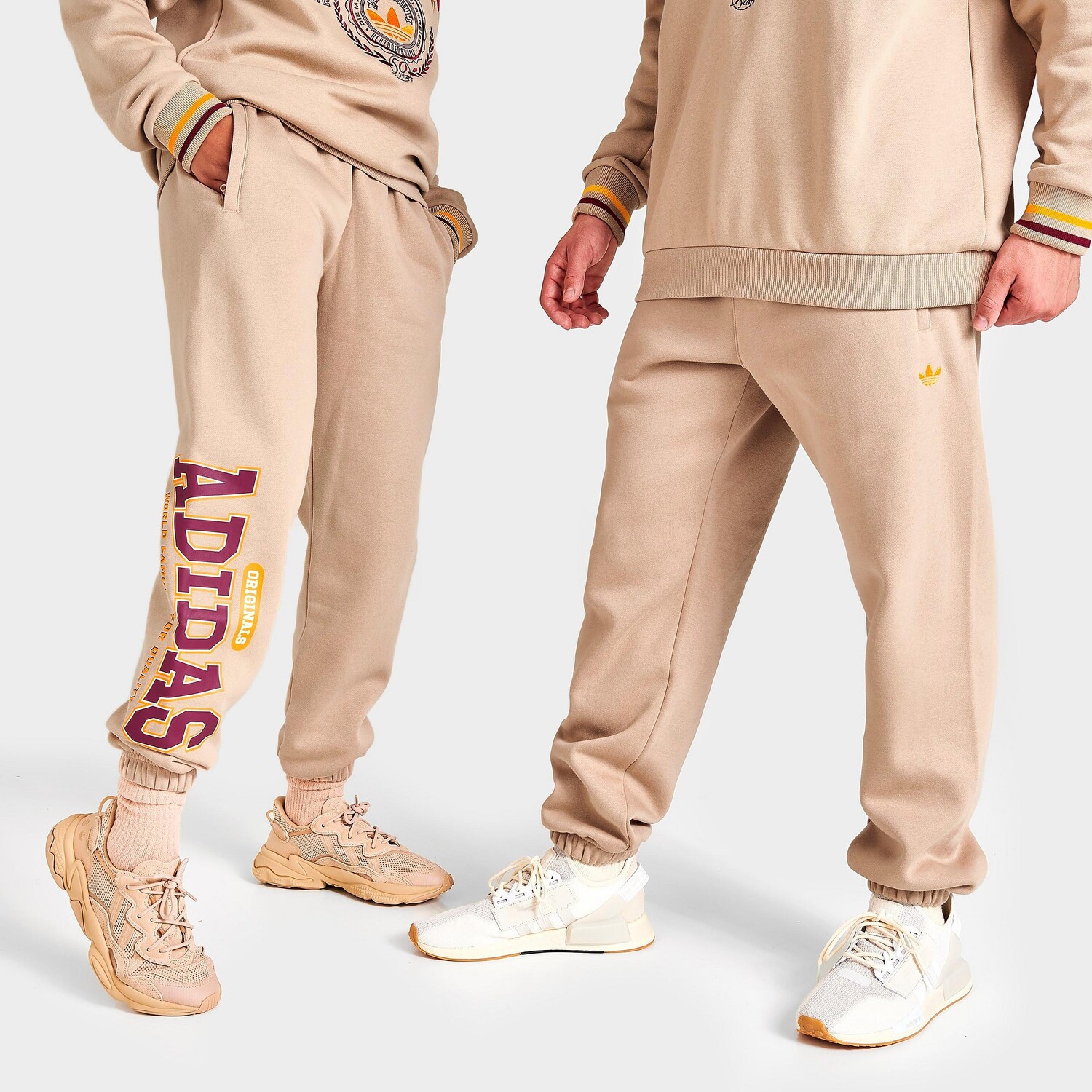 

Спортивные брюки Adidas Originals Varsity Jogger, бежевый