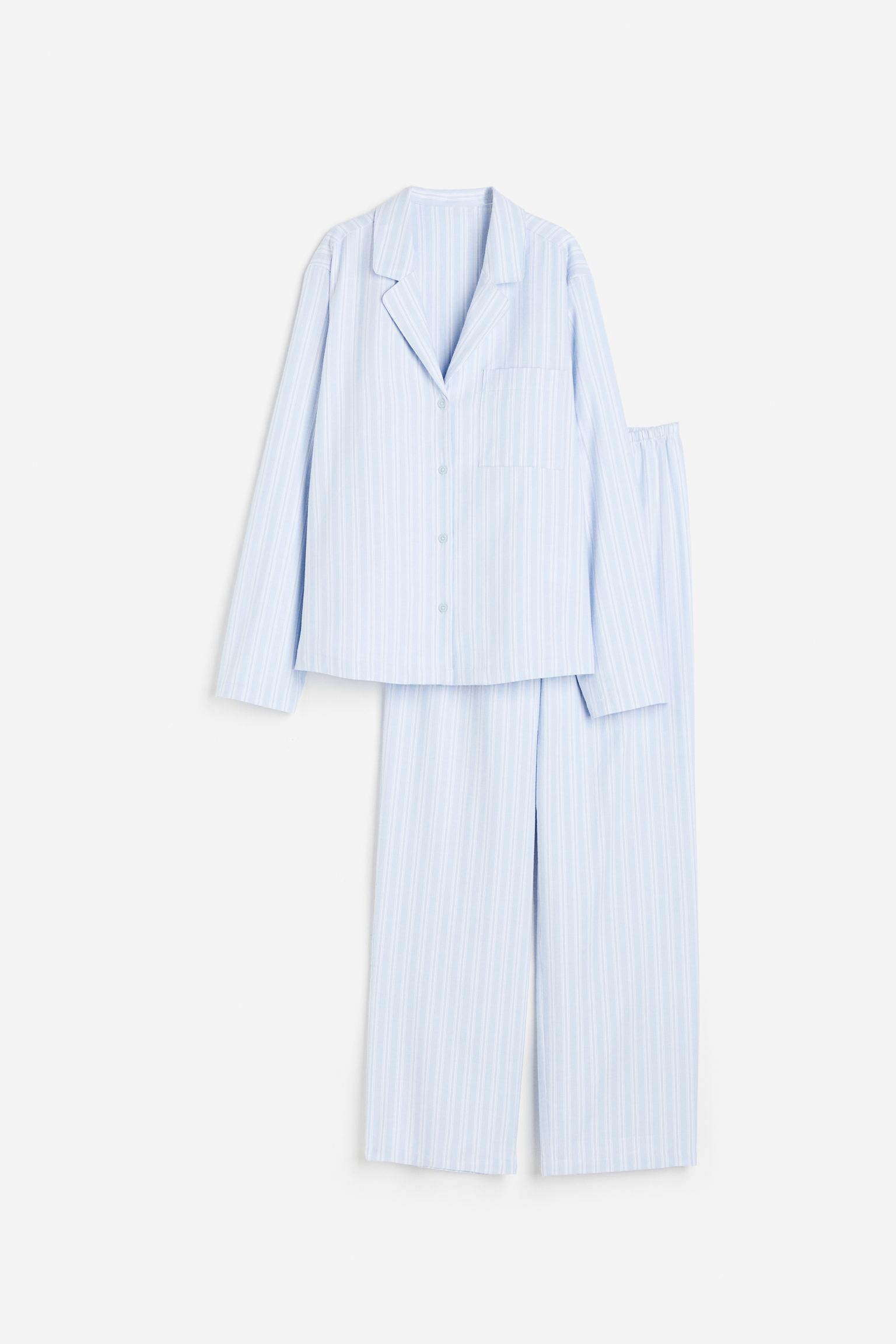 Пижама H&M Cotton, голубой