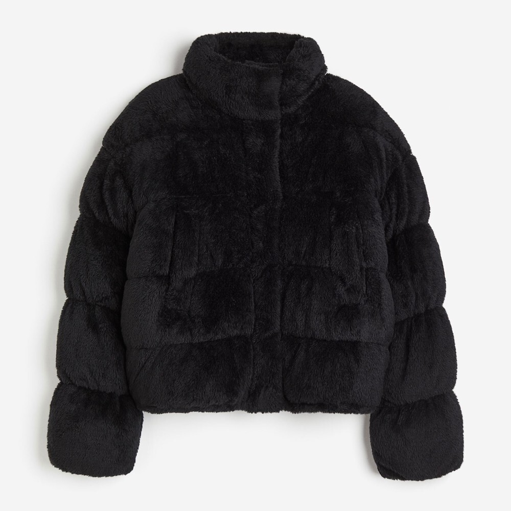 

Куртка H&M Puffer, черный