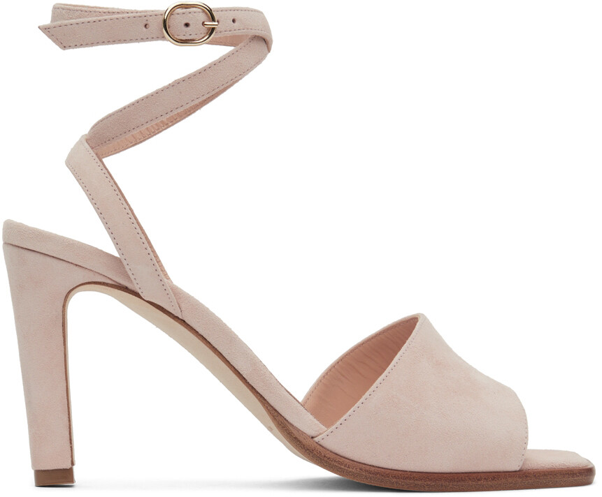 

Бежевые босоножки на каблуке Araspe Manolo Blahnik